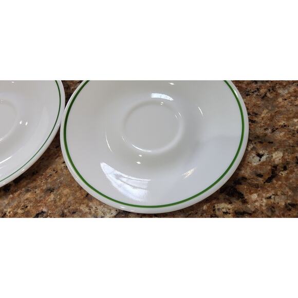 Corelle Green Rim Saucer (Set Of 4) - Picture 3 of 16